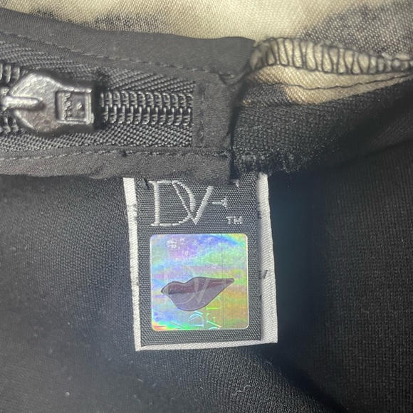 Diane Von Furstenberg DVF Panel Mae Mikado Silk & Wool Skirt Size 2 - Picture 5 of 7